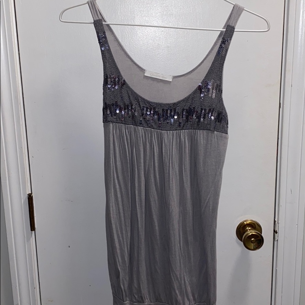 Charlotte Russe Sequin Tank Top